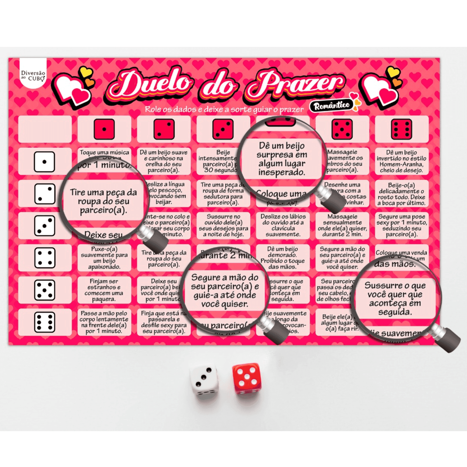 Jogo Duelo Do Prazer Romantico Diversao Ao Cubo