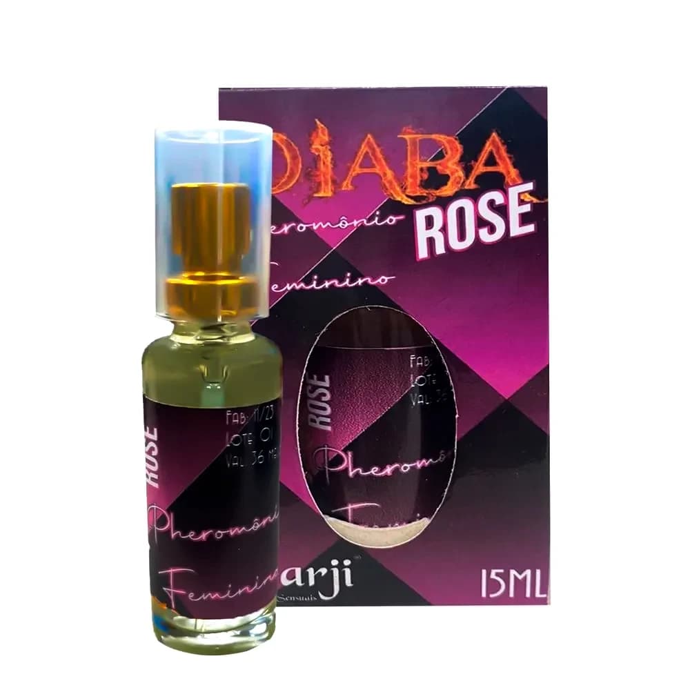 Perfume Diaba Pheromonio Feminino Rose 15Ml Garji