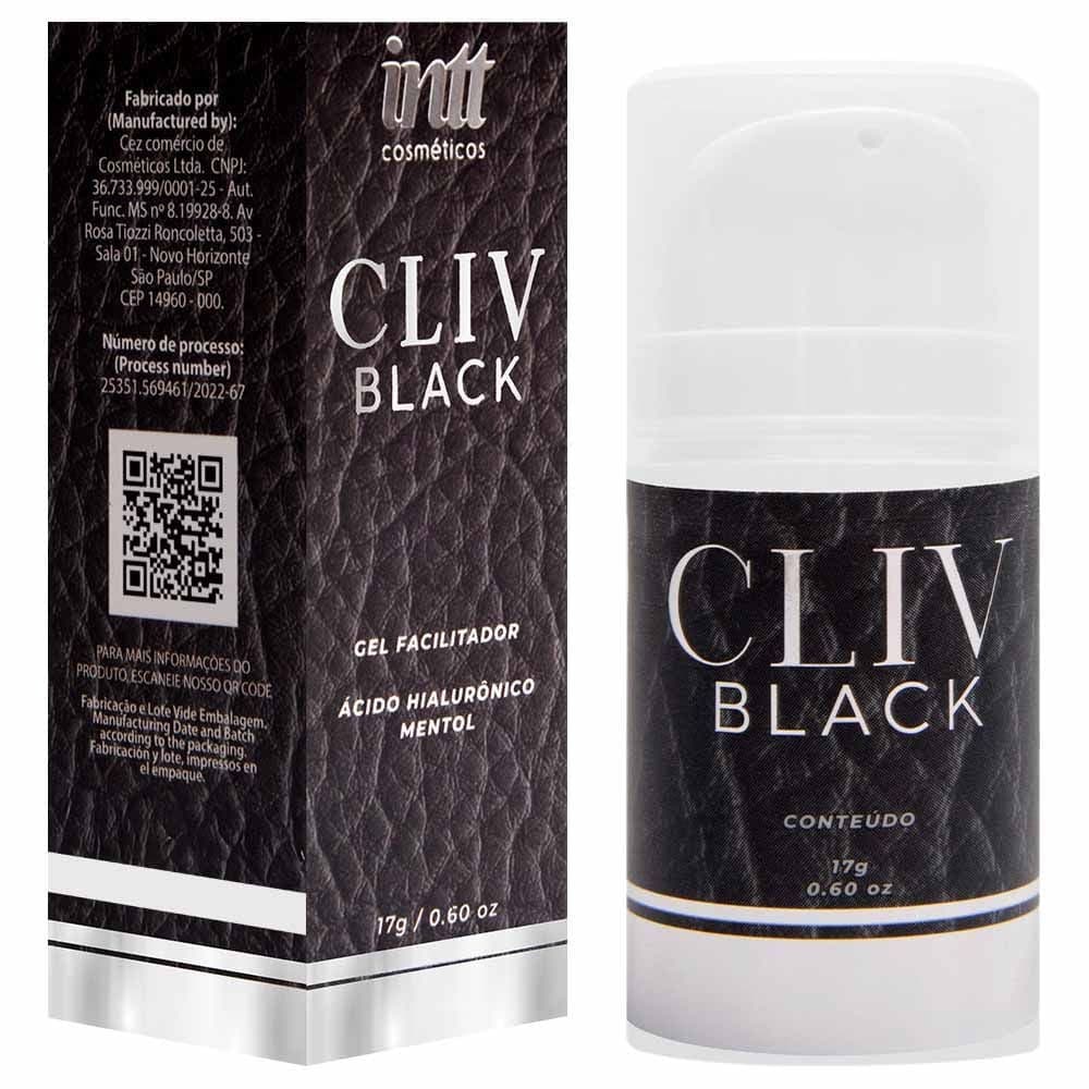 Cliv Intt Black Gel Facilitador Efeito Ice 17G Intt