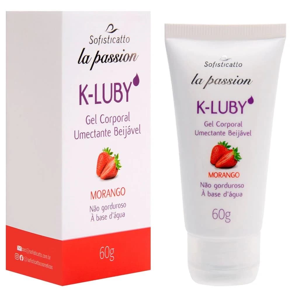 K-Luby Gel Umectante Beijavel Lubrificante 60G Sofisticatto