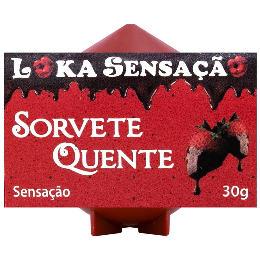 Vela Sorvete Quente 30g Loka Sensacao -Sensacao
