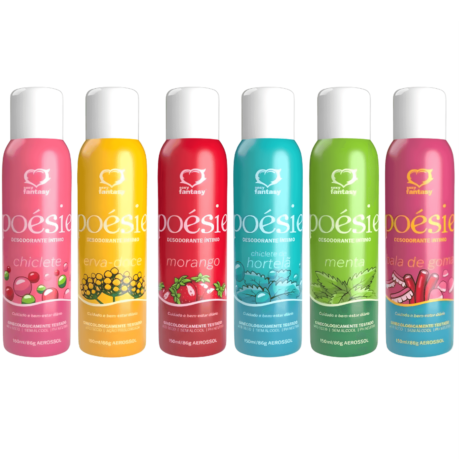 Desodorante Intimo Poesie Aerossol 150ml Sexy Fantasy