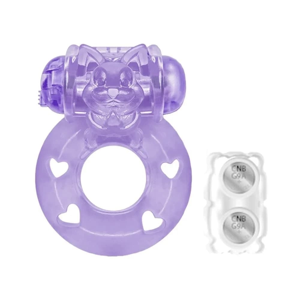 Anel Vibratorio Bichinhos -  Roxo
